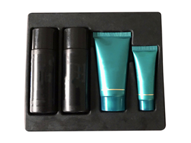 Packaging of samples in cosmetics
