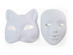 Mask white environmental protection paper holder