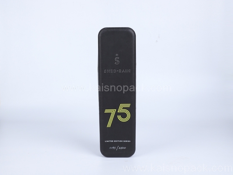 黑色湿压印刷雨伞盒